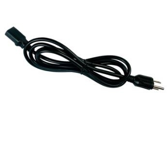 Kabel Daya AC Komputer 3pin American Standard Plug dengan IEC C13 Female Plug Power Extension Cable