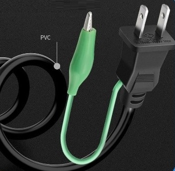 Kabel Listrik PSE Jepang 2 Pin Kawat Tembaga Telanjang Berkualitas Tinggi dengan Jaket PVC Ramah Lingkungan untuk Laptop