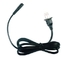 Steker 2pin nonpolar Amerika 125V dengan steker alat wanita ujung kabel listrik AC untuk pelurus rambut