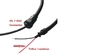 Kabel UL 1015 dengan terminal tegangan konektor kawat garpu sekop berinsulasi SV1.25-3 khusus
