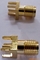 50 Ohm Impedansi SMA RF 4 Pin Socket Dengan Berlapis Emas Gold