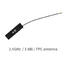TX2400-FPC-5015 3dbi PCB Substrat Antena Penguatan Tinggi Fleksibel
