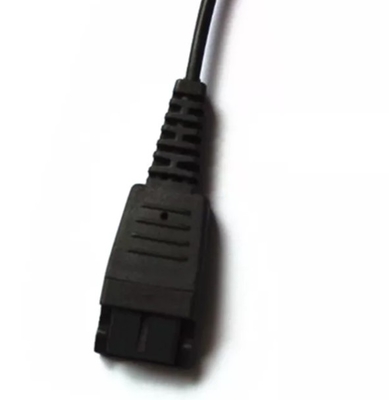 Colokan luar ruangan kabel stereo 3,5 mm 3 tiang kabel koil pegas 2 in 1 dengan rumah QD untuk kabel telepon
